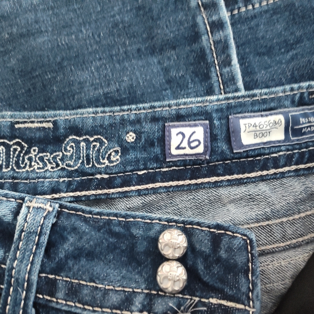 Miss Me Dark Blue Bootcut Jeans